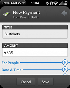 Peter paid Busticket