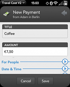 Adam paid Coffee