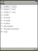 3DTetris Help